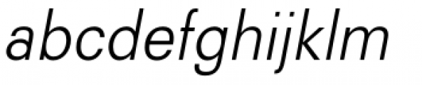 Recta Light Italic Font LOWERCASE