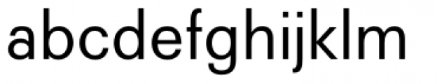 Recta Regular Font LOWERCASE