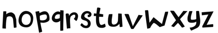 Redcurrant Regular Font LOWERCASE