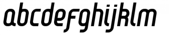 Reflex Bold Italic Font LOWERCASE