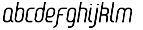 Reflex Italic Font LOWERCASE