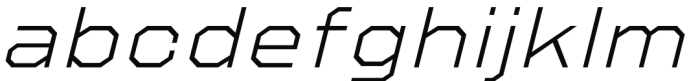 Refuel Ex El It Font LOWERCASE