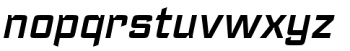 Register A Demi Bold Italic Font LOWERCASE