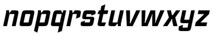 Register Bold Condensed Italic Font LOWERCASE