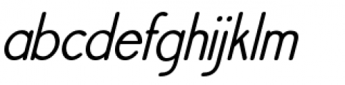 Register Sans BTN Condensed Bold Oblique Font LOWERCASE