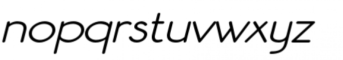Register Sans BTN Wide Oblique Font LOWERCASE