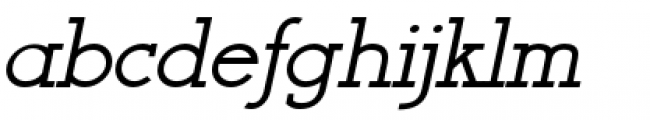 Register Serif BTN Bold Oblique Font LOWERCASE