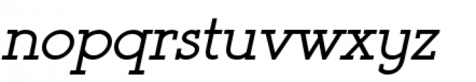 Register Serif BTN Bold Oblique Font LOWERCASE