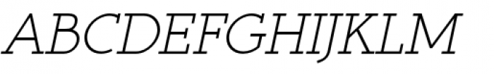 Register Serif BTN Oblique Font UPPERCASE