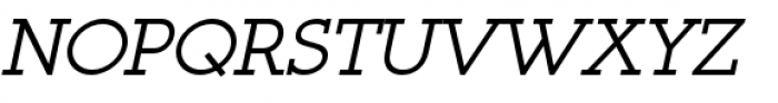 Register Serif BTN Short Caps Bold Oblique Font UPPERCASE