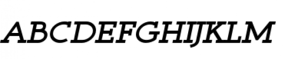Register Serif BTN Short Caps Bold Oblique Font LOWERCASE