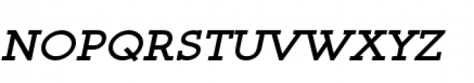 Register Serif BTN Short Caps Bold Oblique Font LOWERCASE