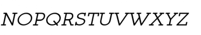Register Serif BTN Short Caps Oblique Font LOWERCASE