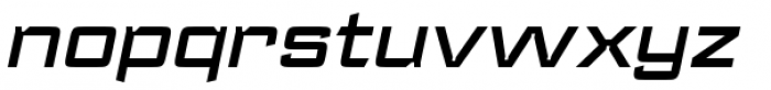 Register Wide A Demi Bold Italic Font LOWERCASE