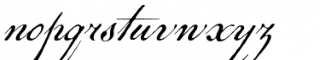 Remsen Script Font LOWERCASE