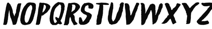 Republica Banana Italic Font UPPERCASE