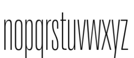 Resolve Sans Cyrillic ExtraLight Cm Font LOWERCASE