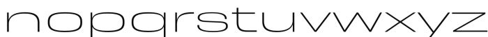 Resolve Sans Cyrillic ExtraLight Ext Font LOWERCASE