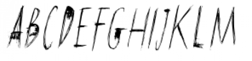 Retch Italic Font LOWERCASE