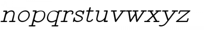 Revelation BTN Expanded Bold Oblique Font LOWERCASE
