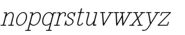 Revelation BTN Oblique Font LOWERCASE