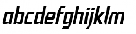 Revenger BB Light Lower Case Italic Font LOWERCASE