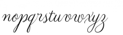 Revista Script Font LOWERCASE