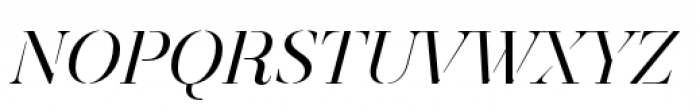 Revista Stencil Italic Font UPPERCASE