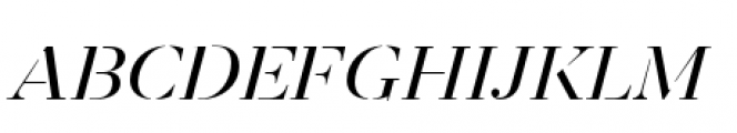 Revista Stencil Italic Font LOWERCASE