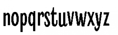 Revla Sans Black Font LOWERCASE