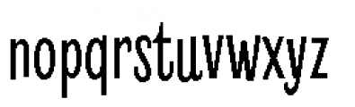 Revla Sans Bold Font LOWERCASE
