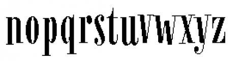 Revla Serif Regular Font LOWERCASE