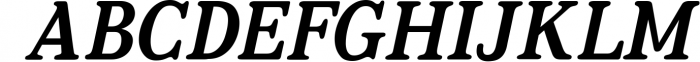 Relica - Serif font family 5 Font UPPERCASE