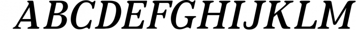 Relica - Serif font family 6 Font UPPERCASE