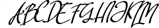 Rellata - Handwritten Font Font UPPERCASE
