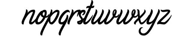 Restaconme Modern Script Font Font LOWERCASE