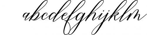 Restiany Script | Sweet Font 1 Font LOWERCASE