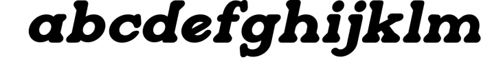 Restrick Font LOWERCASE