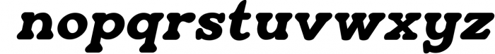 Restrick Font LOWERCASE