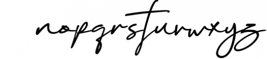 Rethinker - Stylish Signature 1 Font LOWERCASE