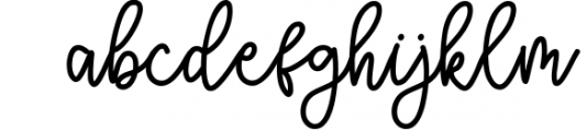 Rethobie Handwritten Script Font Font LOWERCASE