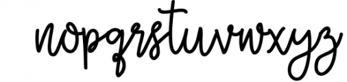 Rethobie Handwritten Script Font Font LOWERCASE