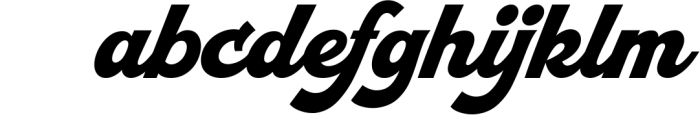 Retrofunk - Script & Serif 2 Font LOWERCASE
