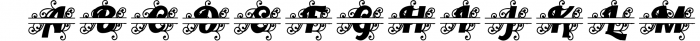 Retroking Monogram Font - 4 Style Monogram Font LOWERCASE