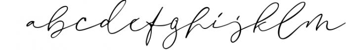 Revalina Signature Script Font LOWERCASE