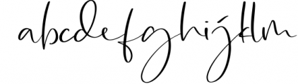 Reynolds Handwritten Script Font LOWERCASE