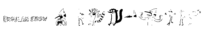 REGULAR SHOW Font OTHER CHARS