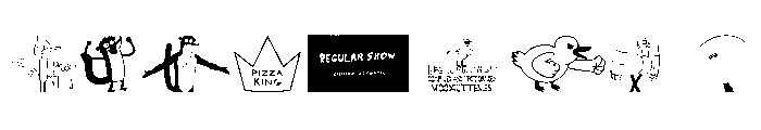 REGULAR SHOW Font OTHER CHARS