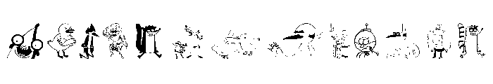 REGULAR SHOW Font UPPERCASE