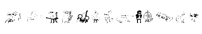 REGULAR SHOW Font LOWERCASE